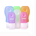 3 OZ Silicone Travel Cosmetic Bottle Set